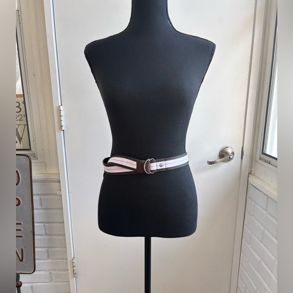 Abercrombie and Fitch Canvas Belt vintage Y2K industrial‎ layered